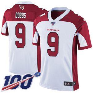 wholesale Cardinals #9 Joshua Dobbs White Men's Stitched NFL 100th Season Vapor Untouchable Limited Jersey