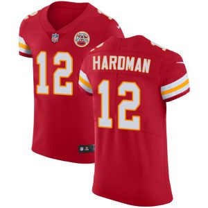 wholesale Chiefs #12 Mecole Hardman Red Team Color Men's Stitched NFL Vapor Untouchable Elite Jersey