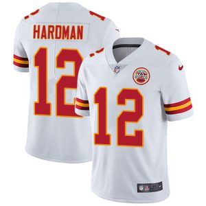 cheap Chiefs #12 Mecole Hardman White Youth Stitched NFL Vapor Untouchable Limited Jersey