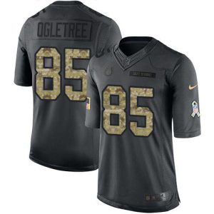 colts #85 andrew ogletree black men's stitched nfl limited 2016 salute to service wholesale jersey