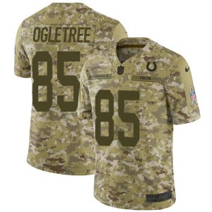 replica Colts #85 Andrew Ogletree Camo Men's Stitched NFL Limited 2018 Salute To Service Jersey