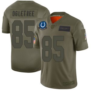 Colts #85 Andrew Ogletree Camo Men's Stitched NFL Limited 2019 Salute To Service Jersey