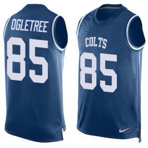 wholesale Colts #85 Andrew Ogletree Royal Blue Team Color Men's Stitched NFL Limited Tank Top Jersey