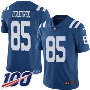 colts #85 andrew ogletree royal blue youth stitched nfl limited rush 100th season wholesale jersey