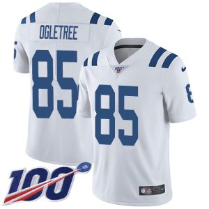 wholesale Colts #85 Andrew Ogletree White Youth Stitched NFL 100th Season Vapor Limited Jersey