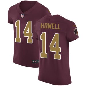 Commanders #14 Sam Howell Burgundy Red Alternate Men's Stitched NFL Vapor Untouchable Elite Jersey