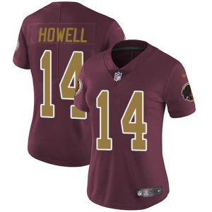 commanders #14 sam howell burgundy red alternate women's stitched nfl vapor untouchable limited cheap jersey