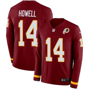 replica Commanders #14 Sam Howell Burgundy Red Team Color Men's Stitched NFL Limited Therma Long Sleeve Jersey