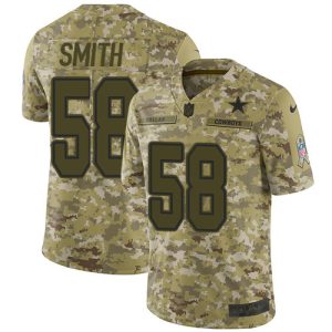 cowboys #58 mazi smith camo men's stitched nfl limited 2018 salute to service wholesale jersey