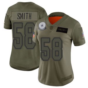 cowboys #58 mazi smith camo women's stitched nfl limited 2019 salute to service cheap jersey