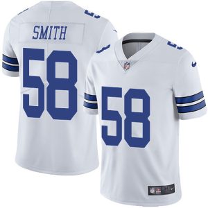 youth Cowboys #58 Mazi Smith White Youth Stitched NFL Vapor Untouchable Limited Jersey