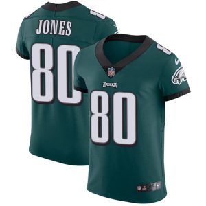 wholesale Eagles #80 Julio Jones Green Team Color Men's Stitched NFL Vapor Untouchable Elite Jersey