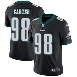 eagles #98 jalen carter black alternate men's stitched nfl vapor untouchable limited wholesale jersey