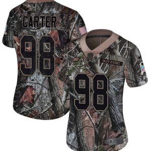 eagles #98 jalen carter camo women's stitched nfl limited rush realtree cheap jersey