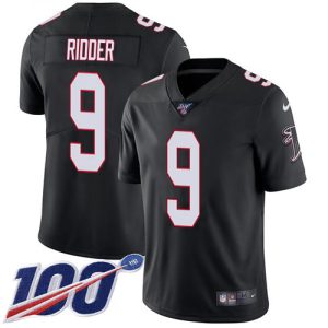 falcons #9 desmond ridder black alternate men's stitched nfl 100th season vapor untouchable limited cheap jersey