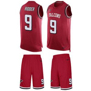 falcons #9 desmond ridder red team color men's stitched nfl limited tank top suit wholesale jersey