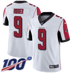 Falcons #9 Desmond Ridder White Men's Stitched NFL 100th Season Vapor Untouchable Limited Jersey