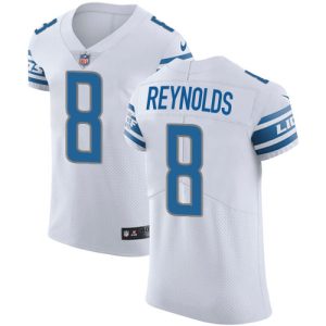 cheap Lions #8 Josh Reynolds White Men's Stitched NFL New Elite Jersey