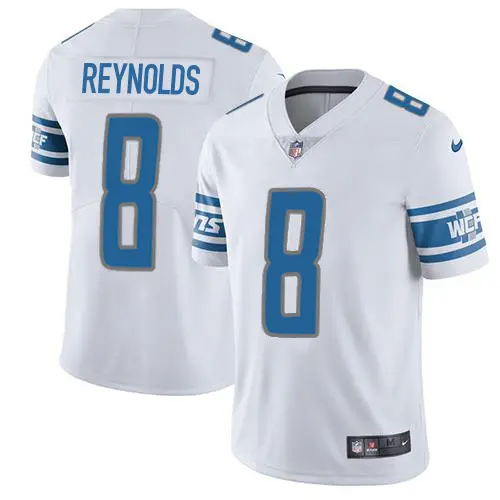 wholesale Lions #8 Josh Reynolds White Men's Stitched NFL Vapor Untouchable Limited Jersey