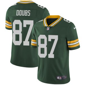 youth Packers #87 Romeo Doubs Green Team Color Men's Stitched NFL Vapor Untouchable Limited Jersey