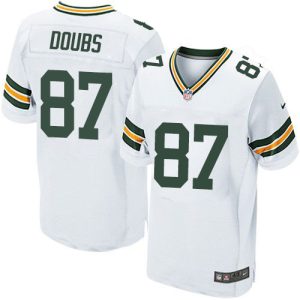 packers #87 romeo doubs white men's stitched nfl new elite wholesale jersey