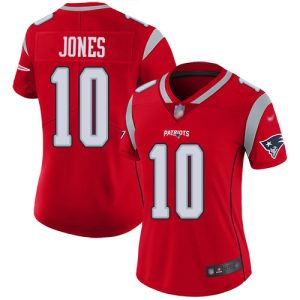 wholesale Patriots #10 Mac Jones Black Women's Stitched NFL Limited 2016 Salute To Service Jersey