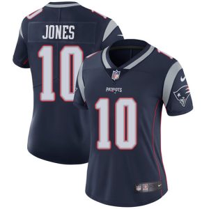 elite Patriots #10 Mac Jones Navy Blue Team Color Women's Stitched NFL Vapor Untouchable Limited Jersey