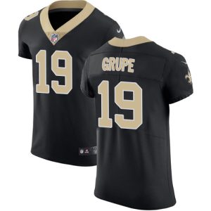 Saints #19 Blake Grupe Black Team Color Men's Stitched NFL Vapor Untouchable Elite Jersey