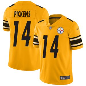 Steelers #14 George Pickens Gold Men's Stitched NFL Limited Inverted Legend Jersey