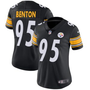 cheap Steelers #95 Keeanu Benton Black Team Color Women's Stitched NFL Vapor Untouchable Limited Jersey