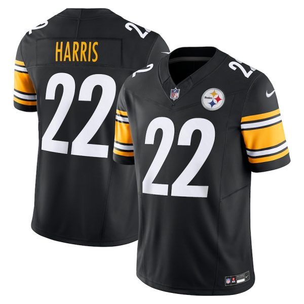 personalized Pittsburgh Steelers #22 Najee Harris Men's Black Vapor F.U.S.E. Limited Jersey