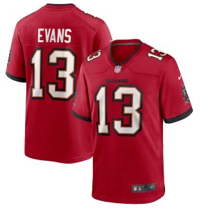 wholesale Tampa Bay Buccaneers #13 Mike Evans Men's NFL Game Jersey - Red