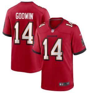 Tampa Bay Buccaneers #14 Chris Godwin Men's NFL Game Jersey - Red