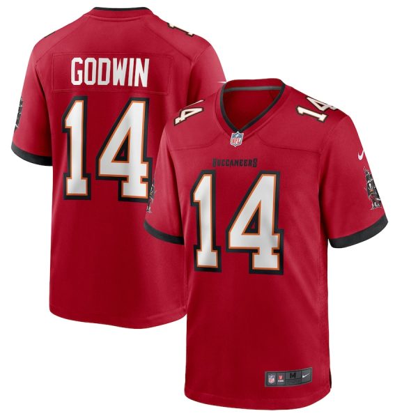 Tampa Bay Buccaneers #14 Chris Godwin Men's NFL Game Jersey - Red