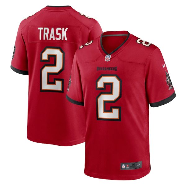 tampa bay buccaneers #2 kyle trask men's nfl game wholesale jersey - red