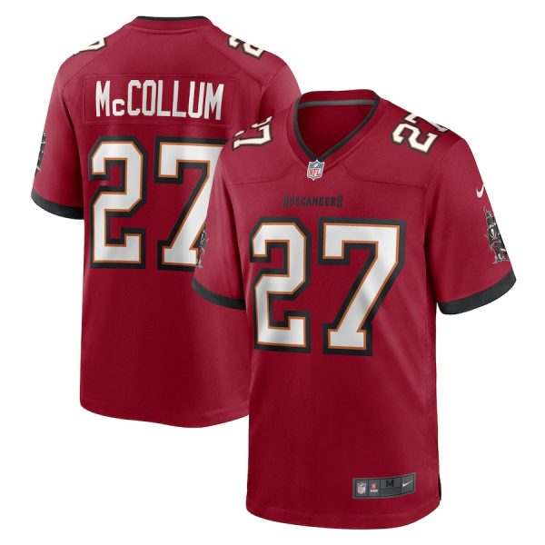 tampa bay buccaneers #27 zyon mccollum men's nfl game cheap jersey - red