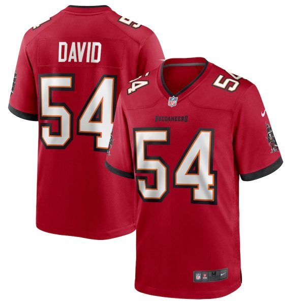 tampa bay buccaneers #54 lavonte david men's nfl game customized jersey - red