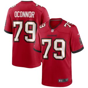 Tampa Bay Buccaneers #79 Patrick Oconnor Men's NFL Game Jersey - Red