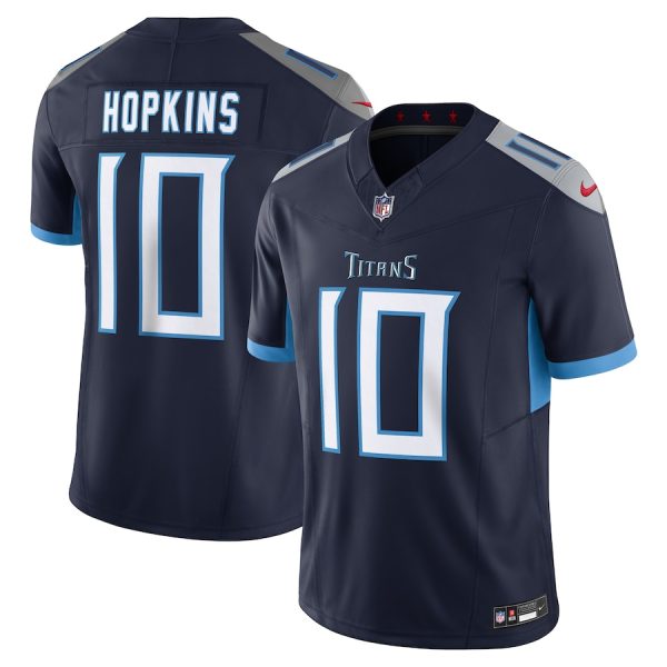 limited Tennessee Titans #10 Deandre Hopkins Men's Navy Vapor F.U.S.E. Limited Jersey