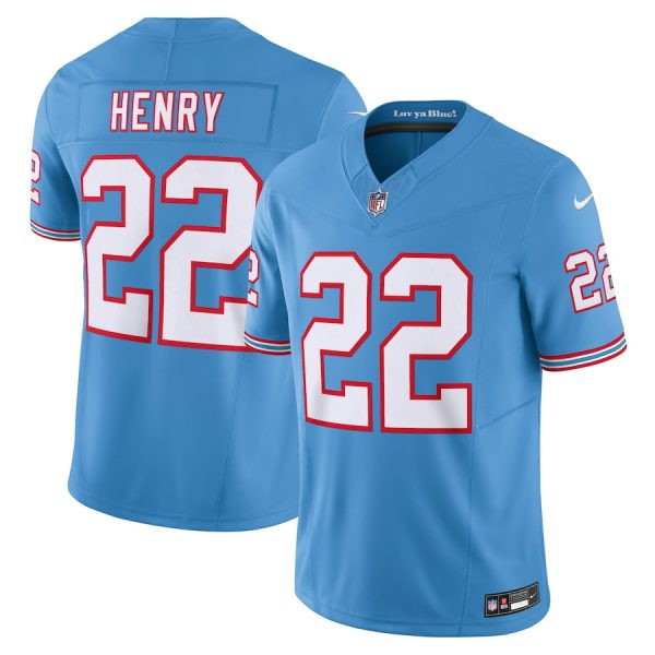 Tennessee Titans #22 Derrick Henry Men's Light Blue Vapor F.U.S.E. Limited Jersey