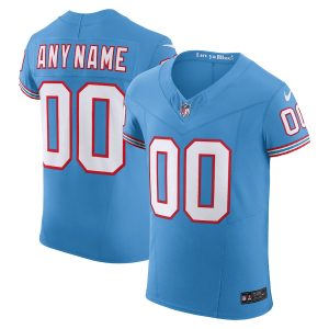 Tennessee Titans Custom Men's Light Blue Vapor F.U.S.E. Limited Jersey