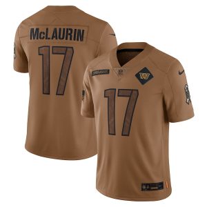 Washington Commanders #17 Terry Mclaurin Men's 2023 Salute To Service Limited Jersey - Brown