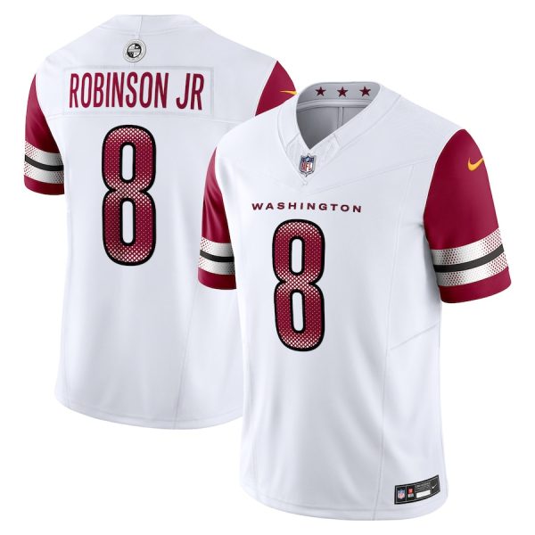 cheap Washington Commanders #8 Brian Robinson Jr. Men's Cardinal Vapor F.U.S.E. Limited Jersey