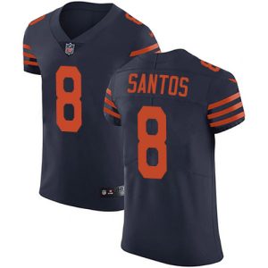 cheap Bears #8 Cairo Santos Navy Blue Alternate Men's Stitched NFL Vapor Untouchable Elite Jersey