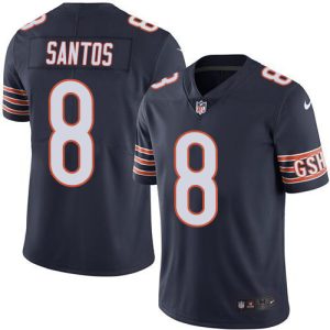 Bears #8 Cairo Santos Navy Blue Team Color Youth Stitched NFL Vapor Untouchable Limited Jersey