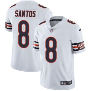 Bears #8 Cairo Santos White White Men's Stitched NFL Vapor Untouchable Limited Jersey