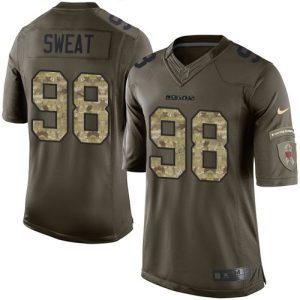 replica Bears #98 Montez Sweat Green Men's Stitched NFL Limited 2015 Salute to Service Jersey