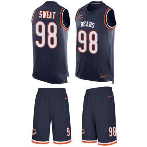 cheap Bears #98 Montez Sweat Navy Blue Team Color Men's Stitched NFL Limited Tank Top Suit Jersey