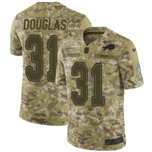 Bills #31 Rasul Douglas Camo Men's Stitched NFL Limited 2018 Salute To Service Jersey