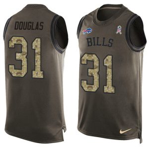 bills #31 rasul douglas green men's stitched nfl limited salute to service tank top replica jersey